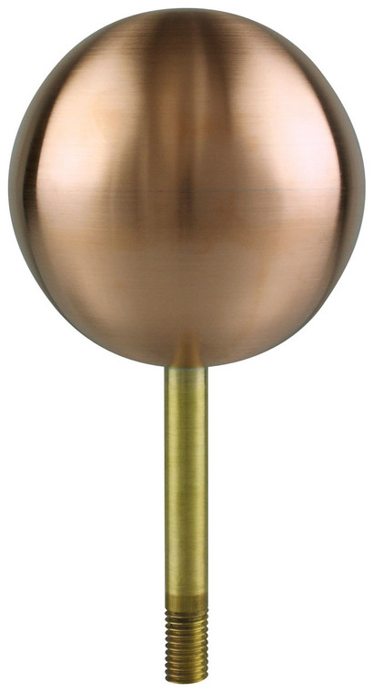 5" COPPER BALL FLAGPOLE ORNAMENT