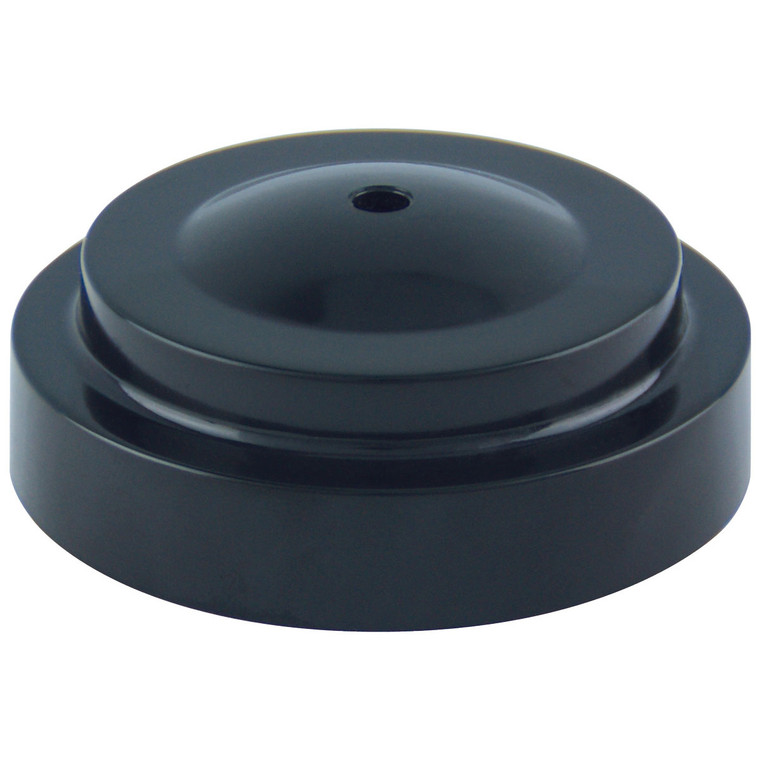 Round Black Styrene (Plastic) Table Bases For Mounted Flags