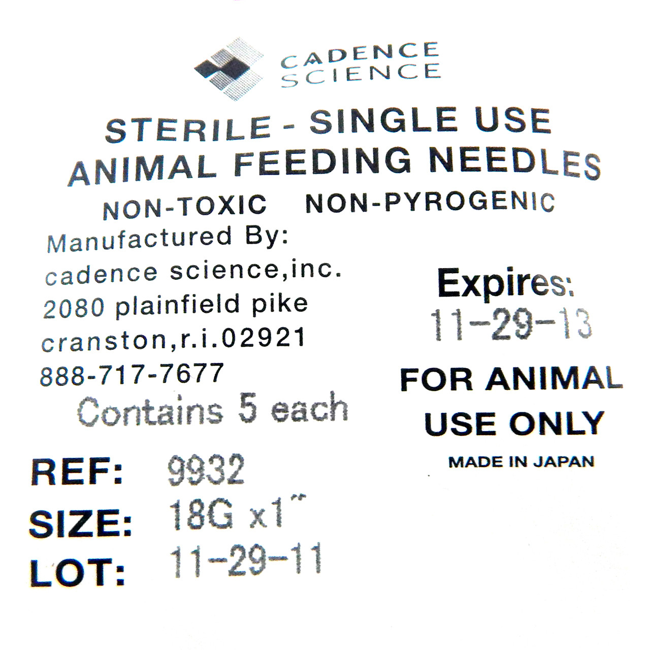 Disposable AFN 18g x 1