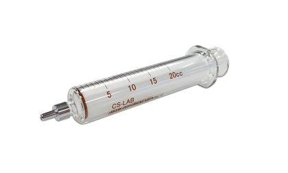 CS LAB Interchangeable 20mL in 1mL, Metal Tip (Box of 12