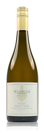 2026 Mudbrick Reserve Pinot Gris Waiheke Island New Zealand