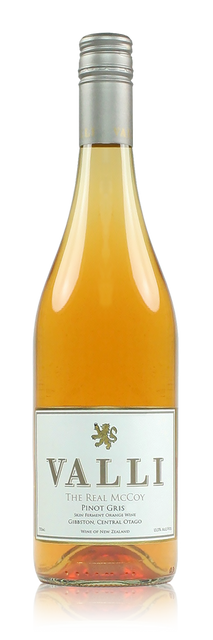 2023 Valli 'The Real McCoy' Pinot Gris Orange Wine Gibbston Valley New Zealand