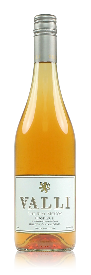 2022 Valli 'The Real McCoy' Pinot Gris Orange Wine Gibbston Valley New Zealand