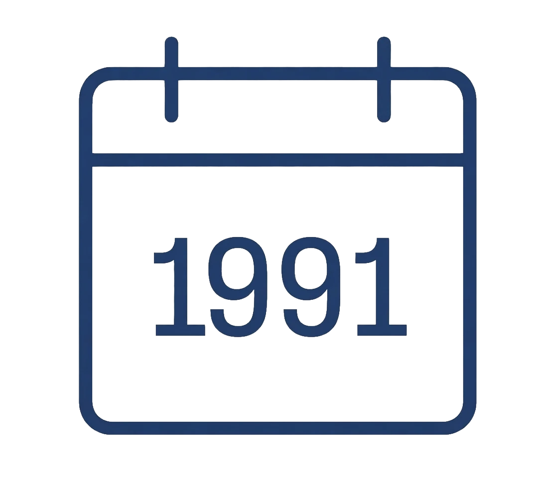 1991 in calendar box