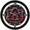 Auburn Tigers - Carbon Fiber Textured Team Wall Clock