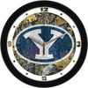 Brigham Young Univ. Cougars - Camo Team Wall Clock
