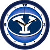 Brigham Young Univ. Cougars - Dimension Team Wall Clock Brigham Young Univ. Cougars - Dimension Team Wall Clock