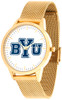 Brigham Young Univ. Cougars - Mesh Statement Watch - Gold Band