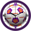 Clemson Tigers- Soccer Team Wall Clock