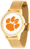 Clemson Tigers - Mesh Statement Watch - Gold Band