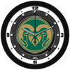 Colorado State Rams - Carbon Fiber Textured Team Wall Clock