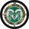 Colorado State Rams - Camo Team Wall Clock