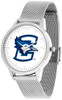 Creighton University Bluejays - Mesh Statement Watch - Silver Band