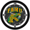 Florida A&M Rattlers - Carbon Fiber Textured Team Wall Clock