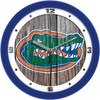 Florida Gators - Weathered Wood Team Wall Clock