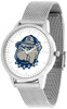 Georgetown Hoyas - Mesh Statement Watch - Silver Band