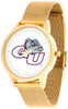 Gonzaga Bulldogs - Mesh Statement Watch - Gold Band Gonzaga Bulldogs - Mesh Statement Watch - Gold Band