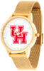Houston Cougars - Mesh Statement Watch - Gold Band