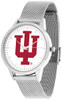 Indiana Hoosiers - Mesh Statement Watch - Silver Band