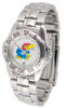 Ladies' Kansas Jayhawk - Sport Steel Watch