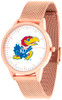 Kansas Jayhawk - Mesh Statement Watch - Rose Band