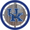Kentucky Wildcats - Weathered Wood Team Wall Clock