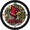 Louisville Cardinals - Camo Team Wall Clock