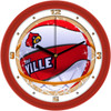 Louisville Cardinals - Slam Dunk Team Wall Clock