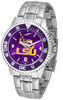 Men's LSU Tigers - Competitor Steel AnoChrome - Color Bezel Watch