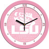 LSU Tigers - Pink Team Wall Clock