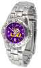 Ladies' LSU Tigers - Sport Steel AnoChrome Watch