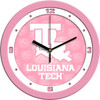 Louisiana Tech Bulldogs - Pink Team Wall Clock