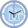 Memphis Tigers - Baby Blue Team Wall Clock