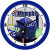 Memphis Tigers - Football Helmet Team Wall Clock