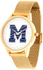 Memphis Tigers - Mesh Statement Watch - Gold Band