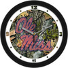 Mississippi Rebels - Ole Miss - Camo Team Wall Clock