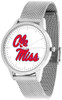 Mississippi Rebels - Ole Miss - Mesh Statement Watch - Silver Band