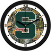 Michigan State Spartans - Camo Team Wall Clock