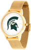 Michigan State Spartans - Mesh Statement Watch - Gold Band