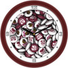 Montana Grizzlies - Candy Team Wall Clock