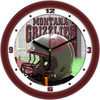 Montana Grizzlies - Football Helmet Team Wall Clock