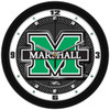 Marshall University Thundering Herd - Carbon Fiber Textured Team Wall Clock