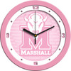 Marshall University Thundering Herd - Pink Team Wall Clock