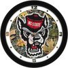 NC State Wolfpack - Camo Team Wall Clock