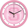 NC State Wolfpack - Pink Team Wall Clock