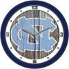 North Carolina - University of - Weathered Wood Team Wall Clock