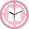 Nebraska Cornhuskers - Pink Team Wall Clock