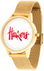 Nebraska Cornhuskers - Mesh Statement Watch - Gold Band