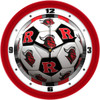Rutgers Scarlet Knights- Soccer Team Wall Clock