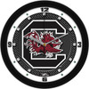 South Carolina Gamecocks - Carbon Fiber Textured Team Wall Clock